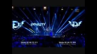 Dynazty Land Of Broken Dreams  Melodifestivalen Andra Chansen 2012 [upl. by Adelaja]