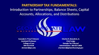 Introduction to Partnership Taxation and Fundamental Concepts [upl. by Acalia]