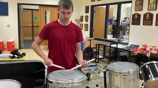 Snare Part for Drive Cadence for Pregame [upl. by Aihppa599]