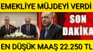 DUL YETİM EN DÜŞÜK EMEKLİ Engelli Maaş 22500Tl Ssk Bağkur 4A 4B 4C ne kadar sondakika [upl. by Dorella]