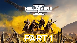 Helldivers 2  Gameplay Walkthrough  Part 1 [upl. by Atiuqahs443]