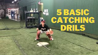 5 Basic Catcher Drills for beginners to improve as a catcher [upl. by Hutt]