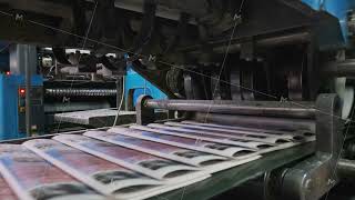 Modern printing house equipment prints and sorts newspapers efficiently [upl. by Keen]