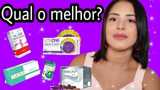 5 MELHORES VITAMINAS PARA CABELO [upl. by Suilienroc]