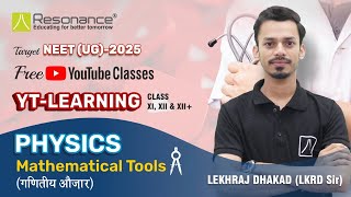 Mathematical Tools  NEET 2025 Hindi Medium  Day 12  Dt 02072024  Class 11  NEET Physics [upl. by Allehcram603]