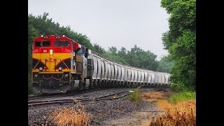 KCS 4152 frac sand through Farmersville TX 05302014 © [upl. by Santa570]