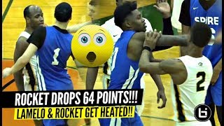 LaMelo Ball amp Spire ANOTHER FIGHT Rocket Watts 64 POINTS Sends Message To McDs All American [upl. by Firahs832]