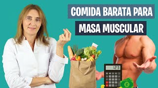 ALIMENTOS BARATOS para AUMENTAR MASA MUSCULAR  Dieta para aumentar músculo  Nutrición deportiva [upl. by Blasius]