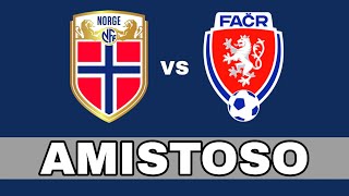 RESUMEN Noruega 12 República Checa en vivo Amistoso [upl. by Lienad]