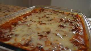 Meaty Cheesy Lasagna  How to make Lasagna Quicker [upl. by Aisat77]