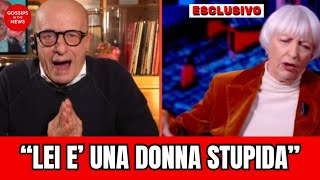 ⚪VOLANO INSULTI TRA SALLUSTI E BONPIANI CHE REPLICA DURAMENTE quot MA CHE CAZ DICEquot [upl. by Ynatil117]