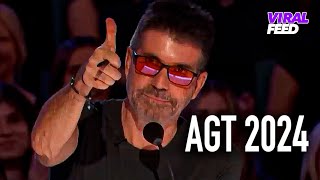 3 Hours Of SIMON COWELLS Favourite AMERICAS GOT TALENT AUDITIONS 2024 Part I  VIRAL FEED [upl. by Rim]