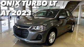 Chevrolet Onix Turbo LT AT 2023  O que oferece a versão custobenefício do Onix 4K HDR [upl. by Atenahs]