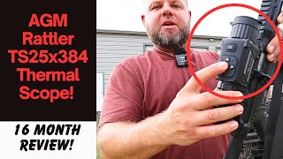 AGM Rattler TS25x384 Thermal Scope Review 16 Month review [upl. by Darlleen754]