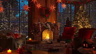 Cozy Christmas by the Fireplace  Cozy Christmas Ambience  3 of Instrumental Christmas Music [upl. by Mansfield]