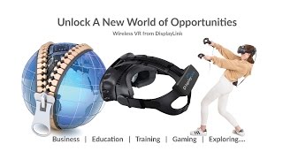 DisplayLink Wireless VR  CES 2017 [upl. by Annenn]