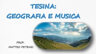 COME COLLEGARE MUSICA E GEOGRAFIA [upl. by Kcim185]