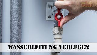 Wasserleitungen verlegen [upl. by Larsen]