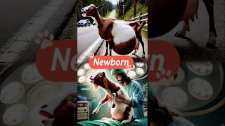 NewbornA Mother Goats Last Fight 🐐 jesus goat newborn love newlife rescue pregnancy [upl. by Achilles]