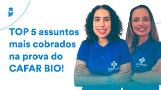 TOP 5 assuntos mais cobrados na prova do CAFAR BIO [upl. by Ahsieit]