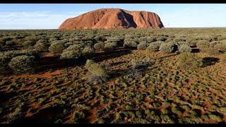 Never Before Seen BirdsEye View of Uluru [upl. by Lightman520]