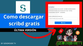 como descargar libro pdf de scribd  COMO DESCARGAR DE SCRIBD GRATIS SIN REGISTRO  DOCUMENTOS PDF [upl. by Ynohtnacram736]