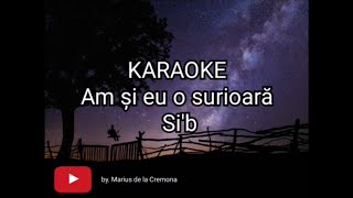 Am și eu o surioara  KARAOKE [upl. by Nagle]