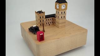 London City Wooden Music Box [upl. by Ymmat]