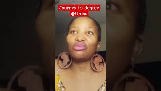 My journey towards getting a degree at Unisa determination unisa motivation [upl. by Suiratnod397]