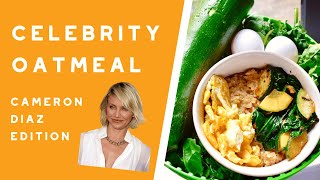 SAVORY OATMEAL RECIPE WITH EGG amp GREENS  CAMERON DIAZ OATMEAL RECIPE  Surprisingly Delicious [upl. by Torp983]