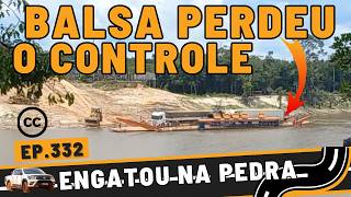 BALSA DO IGAPÓ AÇU PERDE O CONTROLE GIRA E BATE NA OUTRA BALSA [upl. by Nilson]