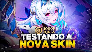 TESTANDO A NOVA SKIN DA QIAO CROSSOVER MANGÁ  Honor of Kings [upl. by Aroda]