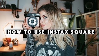 How to use Fujifilm Instax Square SQ6  example photos [upl. by Juakn]