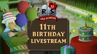 11th Birthday Livestream  OSRS Livestream February 22nd [upl. by Triley565]