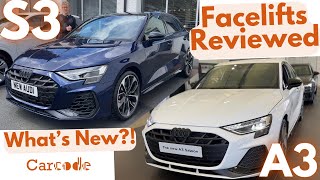 Audi A3S3 Facelift Review 2024 Changes Explained UK4K  Carcode [upl. by Anevad]