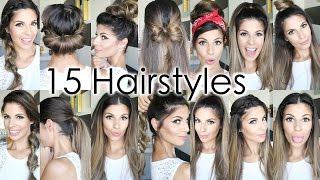 15 Back To School Heatless Hairstyles [upl. by Lahsram]