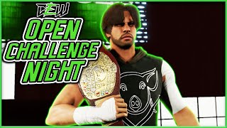 WWE 2k CAW Universe Mode Open Challenge Night Shock the World [upl. by Acissaj]