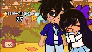 Reselecting Age 《Aphmau pdh meets future aaron》 [upl. by Salhcin]