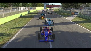 iRacing Motorsport Simulator  FIA F4  Imola GP  20 min race [upl. by Ahsienaj577]