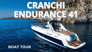 BOAT TOUR  CRANCHI ENDURANCE 41  ITALY [upl. by Annot573]