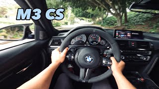 5 MINUTES OF F80 M3 CS EXHAUST SYMPHONY  POPS  BANGS  POV  4K VOL2 [upl. by Lyontine]