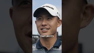 Inside Collin Morikawas lefthanded chip at the Scottish Open 🤯 [upl. by Coppock]