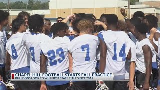 Chapel Hill Football hits the field for fall practice [upl. by Belicia559]