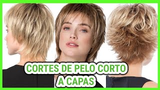 CORTES DE PELO CORTO A CAPAS para MUJER  cortes de cabello corto a capas para señoras [upl. by Davida83]