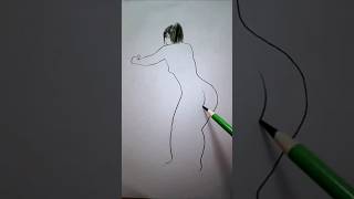 Art drawing girl  Art drawing pencil [upl. by Ecirtal]