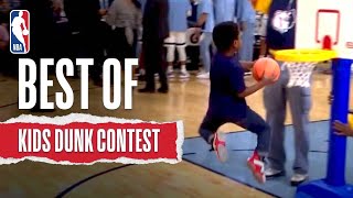 Best Of INCREDIBLE Kids Dunk Contest Moments [upl. by Ecnesse]