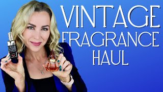 Vintage Fragrance Haul  Molinard Habanita Fath de Fath Jean Louis Scherrer amp More [upl. by Valerlan]