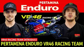 VR46 Team Introduces The PERTAMINA ENDURO VR46 RACING TEAM Starting MotoGP 2024  MOTOGP NEWS TODAY [upl. by Hatnamas398]