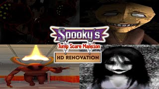 Spookys Jump Scare Mansion HD Renovation  All Death Scenes of Specimens Main Game [upl. by Stern]