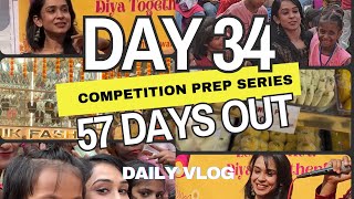 Bodybuilding CompetitionDay 34  Road To Pro Prep Vlogs  Diet  Mindset Workout  Sheru Classic [upl. by Whallon]